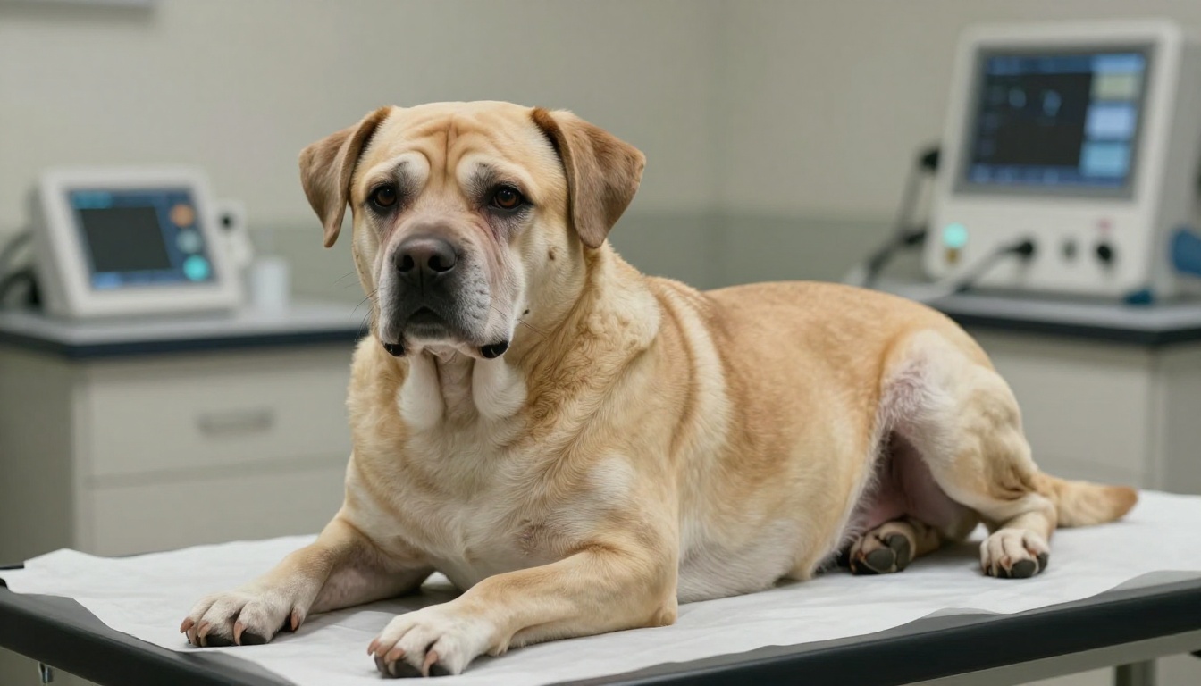 Транссфеноидальная гипофизэктомия при гиперсоматотропизме у собаки с диабетом