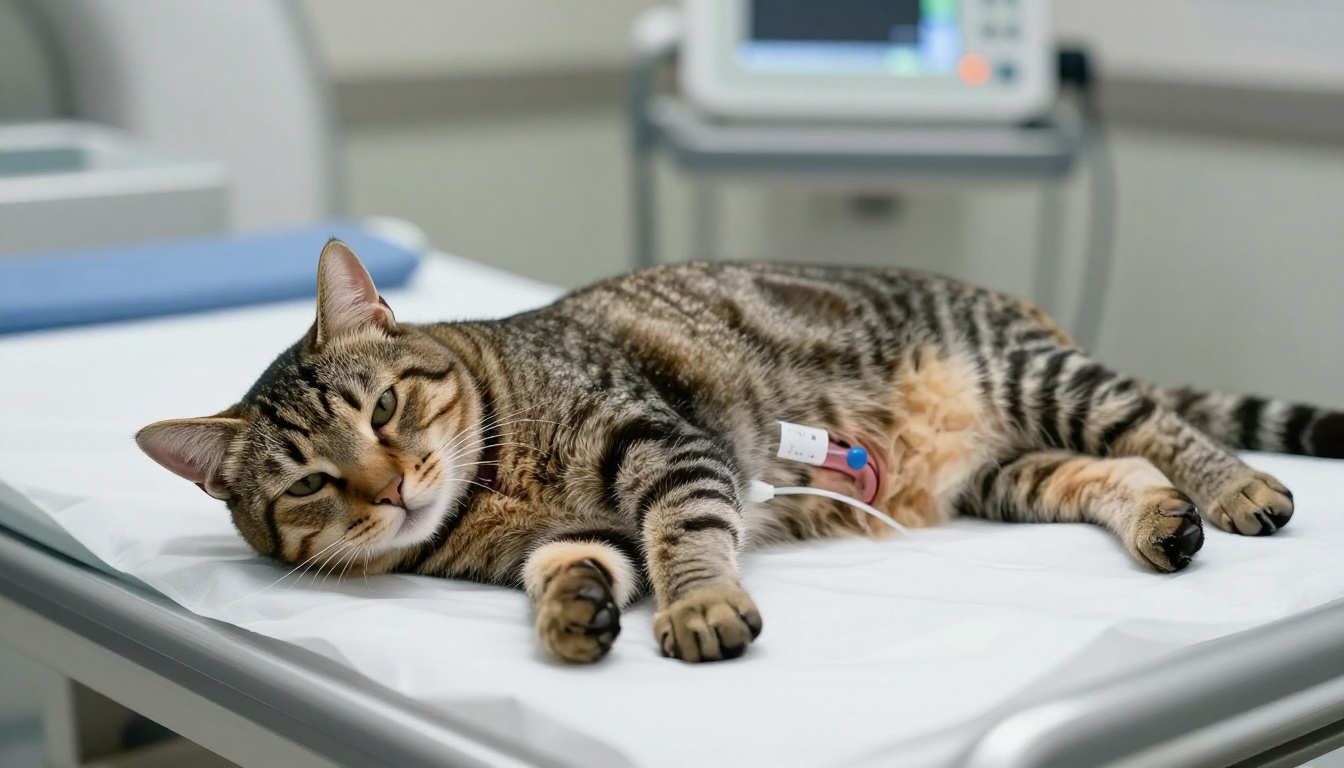 КТ-анализ поперечного сечения наружной яремной вены для сосудистого доступа у кошек