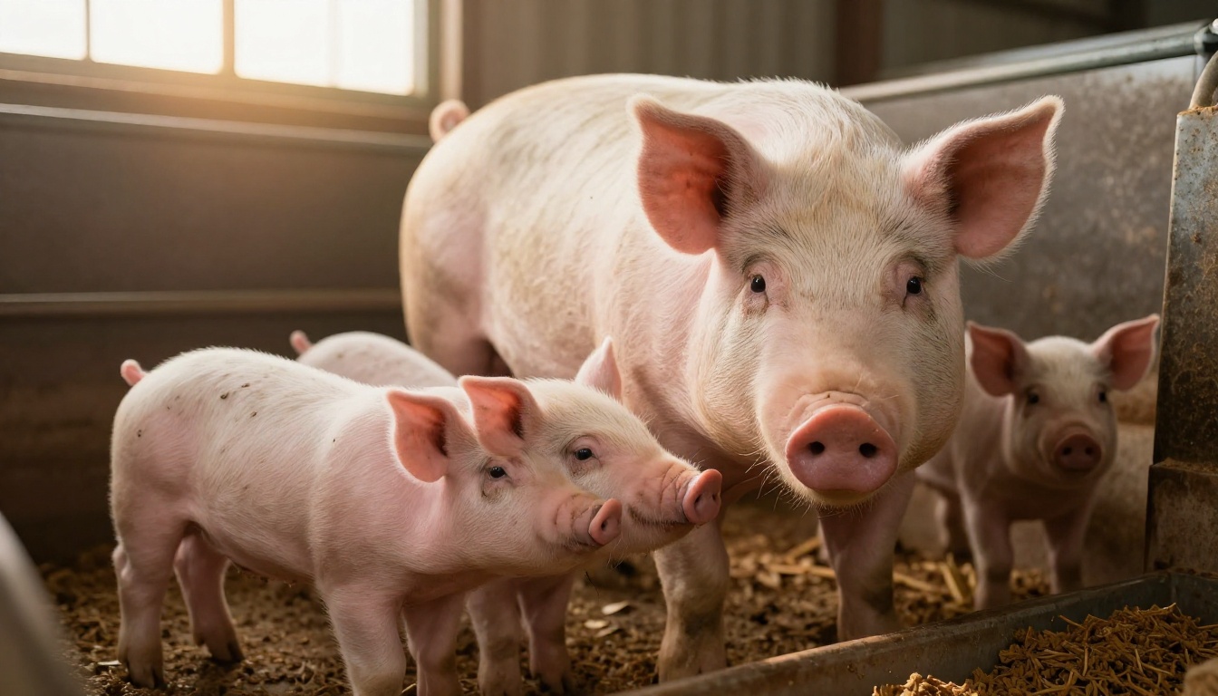 Добавка триптофана в низкопротеиновый рацион свиноматок: влияние на репродукцию и рост поросят