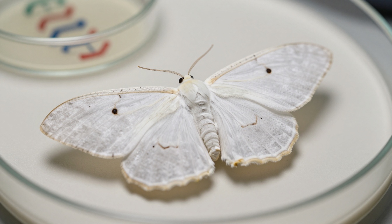 New Study Reveals Complete Albinism in Moths Through Genetic Knockout