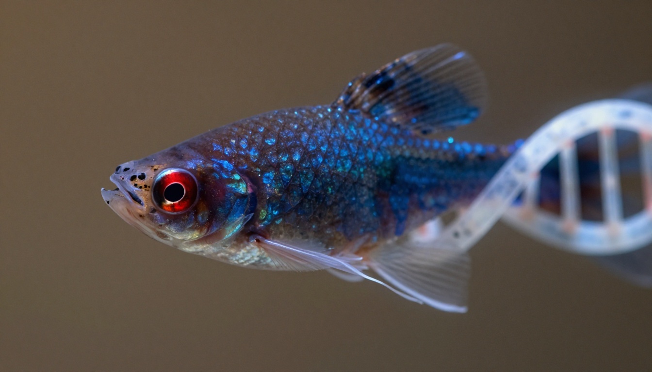 New Research Identifies Genetic Markers for Ocular Albinism in Guppies