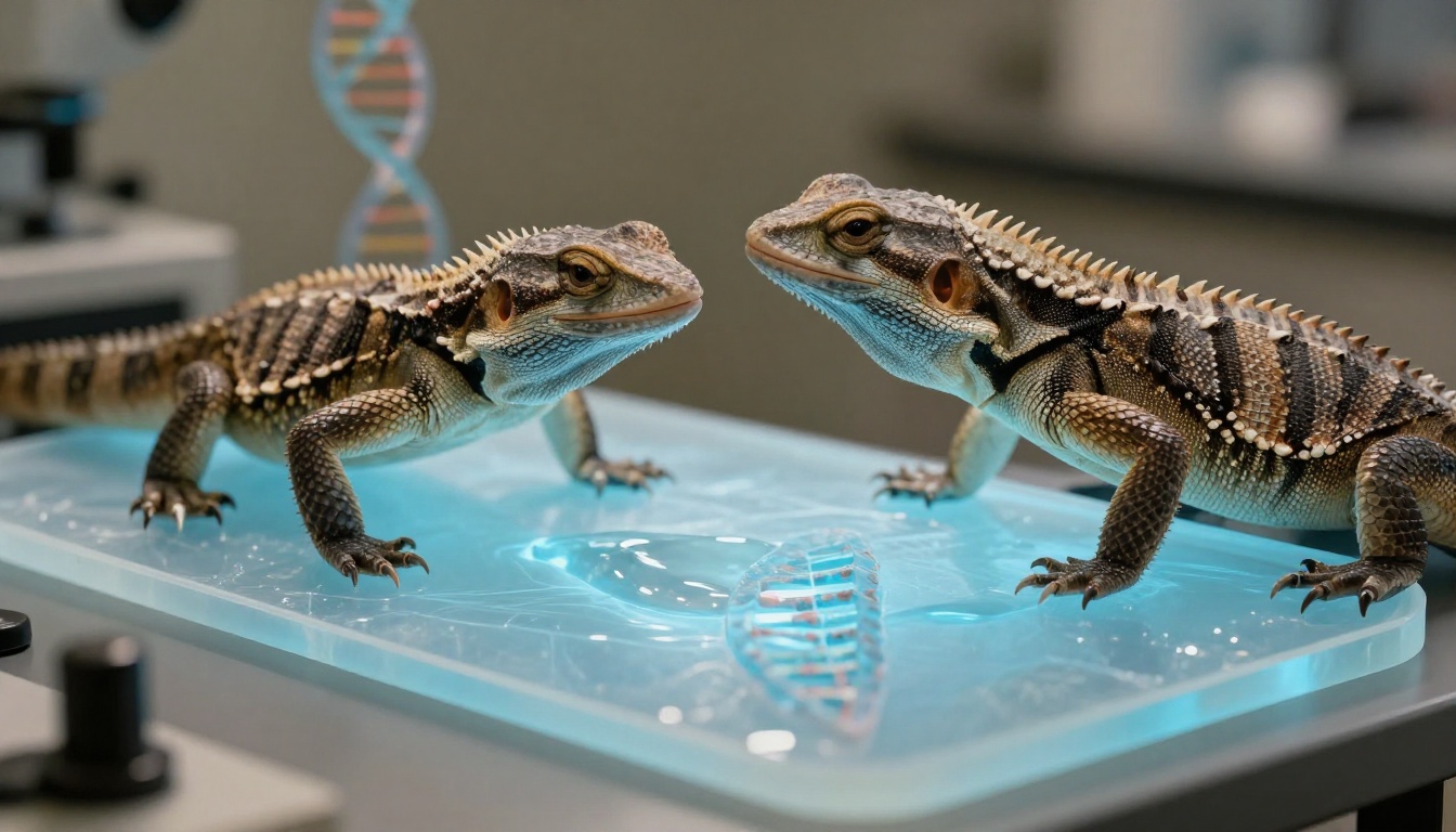 First-Ever Gene-Edited Lizards Offer Promising Path for Albinism Research