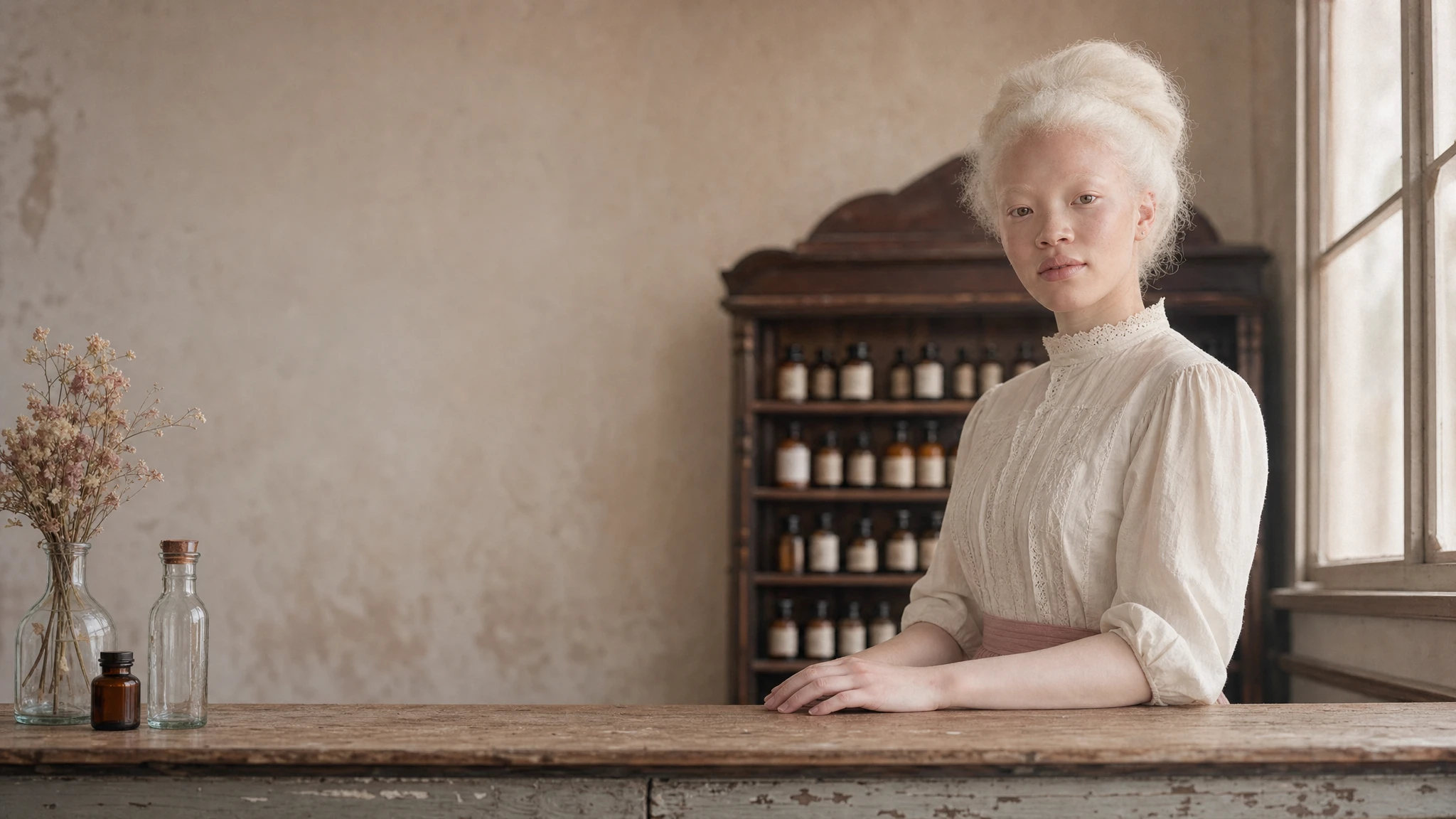 A pharmacist in Chile lives with albinism on her terms