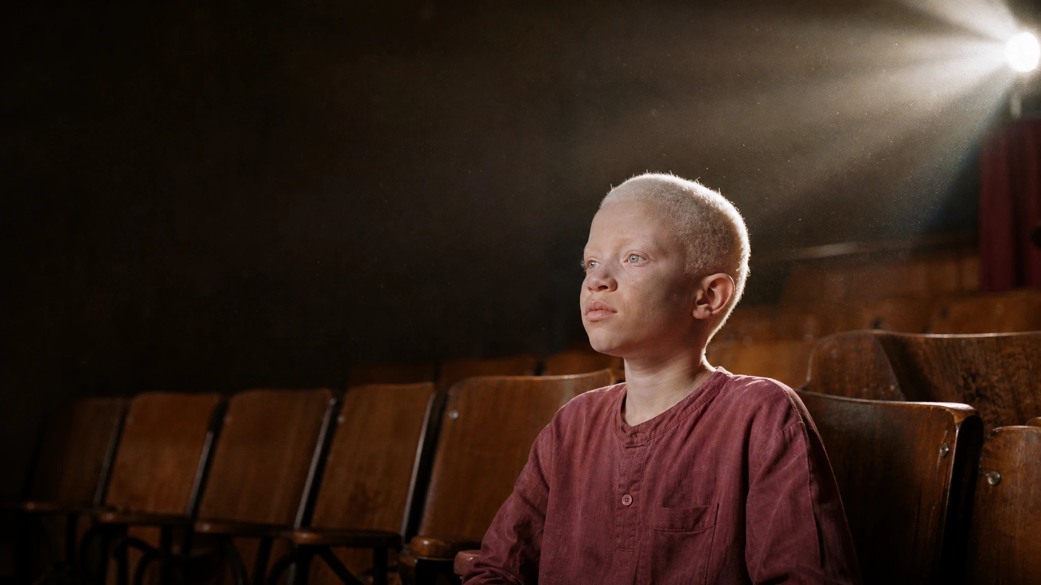 Oscar-shortlisted film centres a boy with albinism