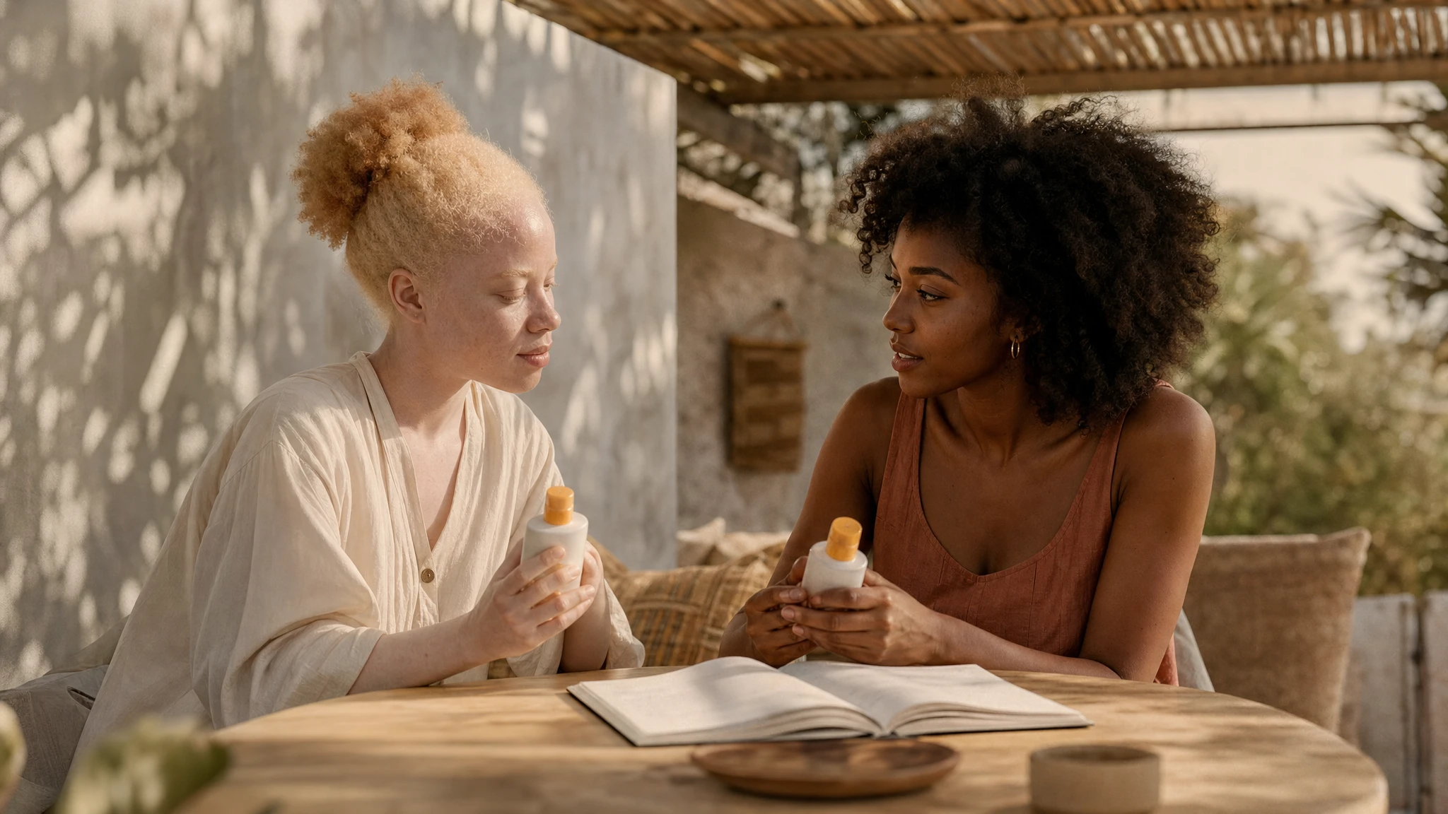 Visible light triggers pigmentation differently across skin types