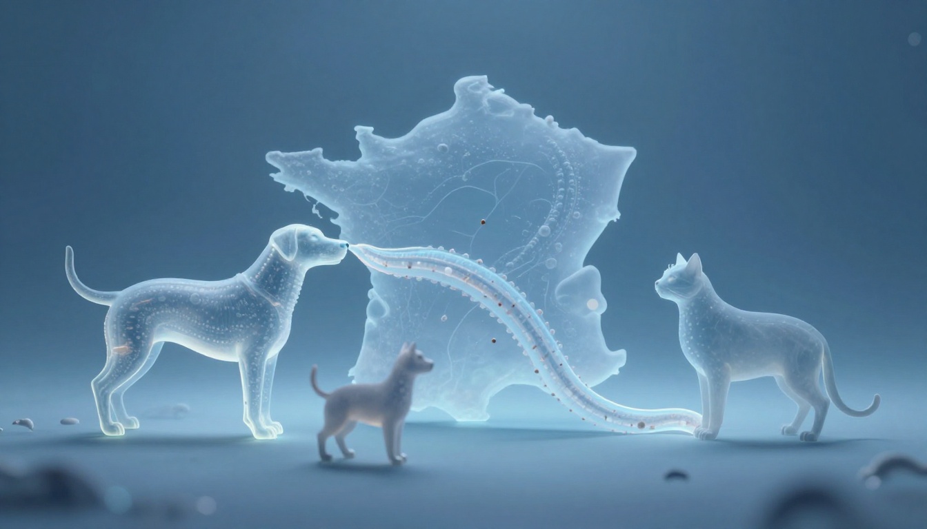 Домашние животные способствуют распространению инвазивных плоских червей во Франции