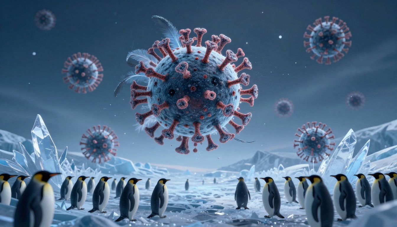 Первая вспышка птичьего гриппа H5N1 в Антарктиде: массовая гибель поморников