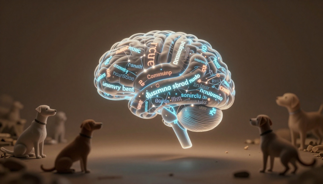 Связь между социальным поведением собак и их способностью к изучению слов