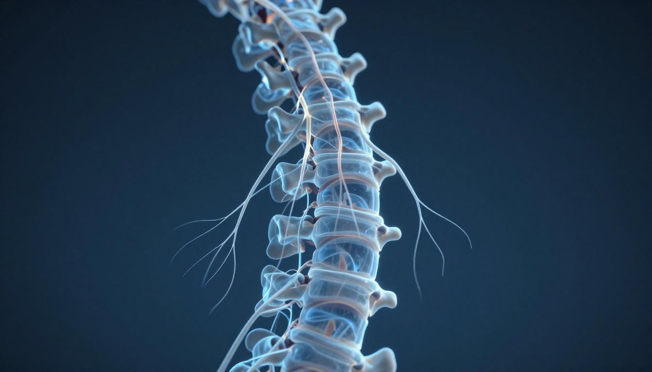 Визуализация дорсального субарахноидального пространства при компрессионной миелопатии у собак