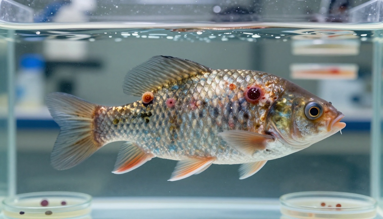 PFK-158 повышает эффективность колистина против резистентной Edwardsiella piscicida