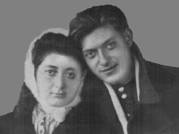 Галина (Голда) и Сергей Беркнеры. Ноябрь 1944 г