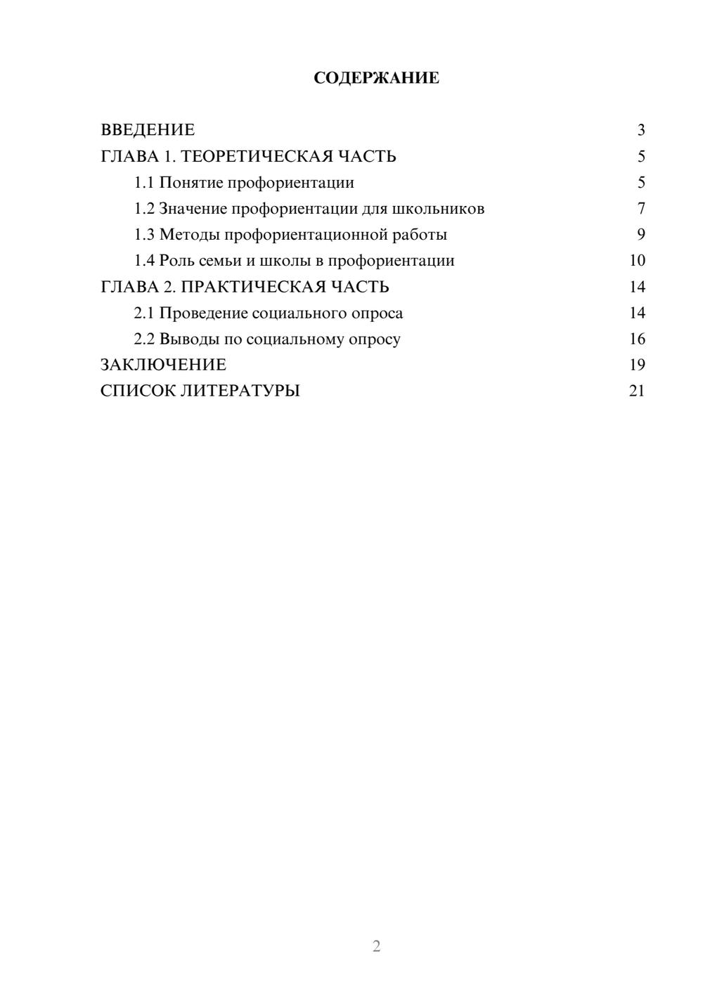 Предпросмотр проекта 2