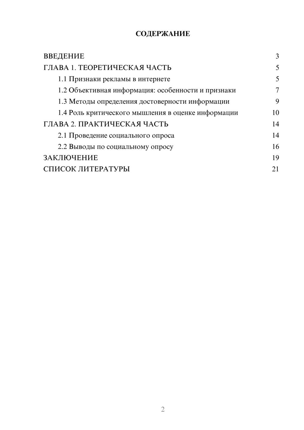 Предпросмотр проекта 2