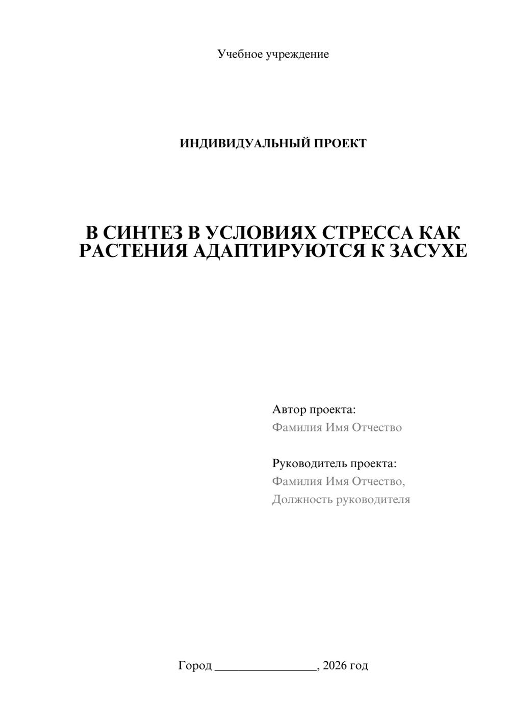 Предпросмотр проекта 1