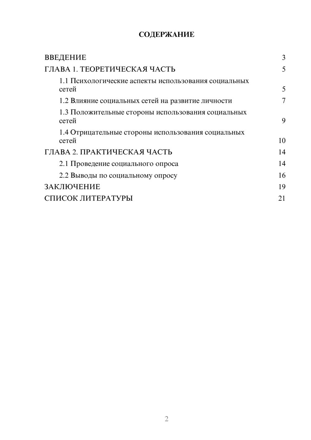 Предпросмотр проекта 2
