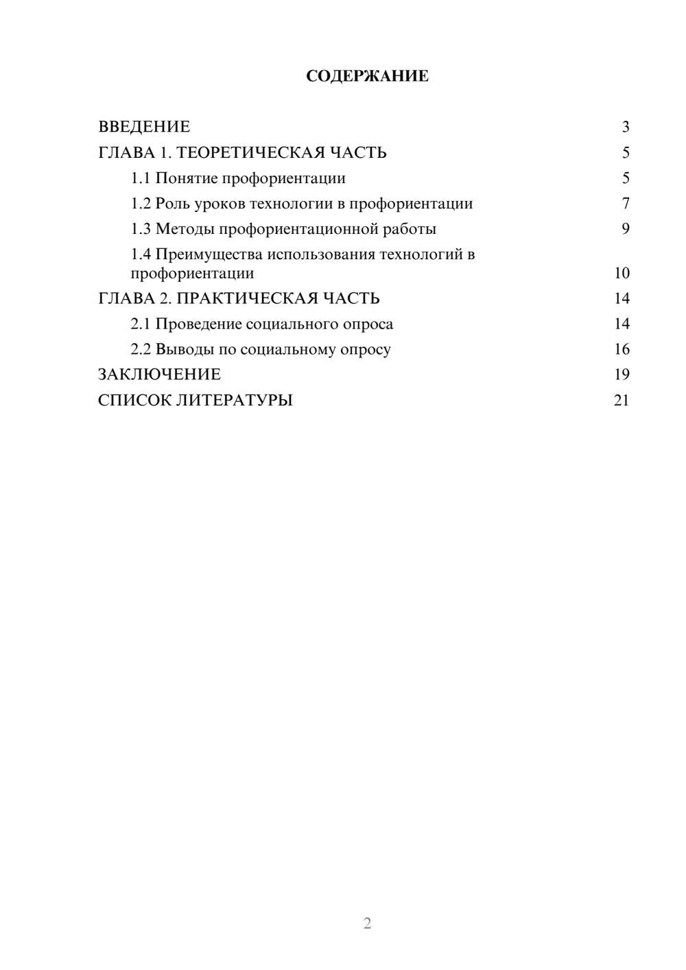 Предпросмотр проекта 2