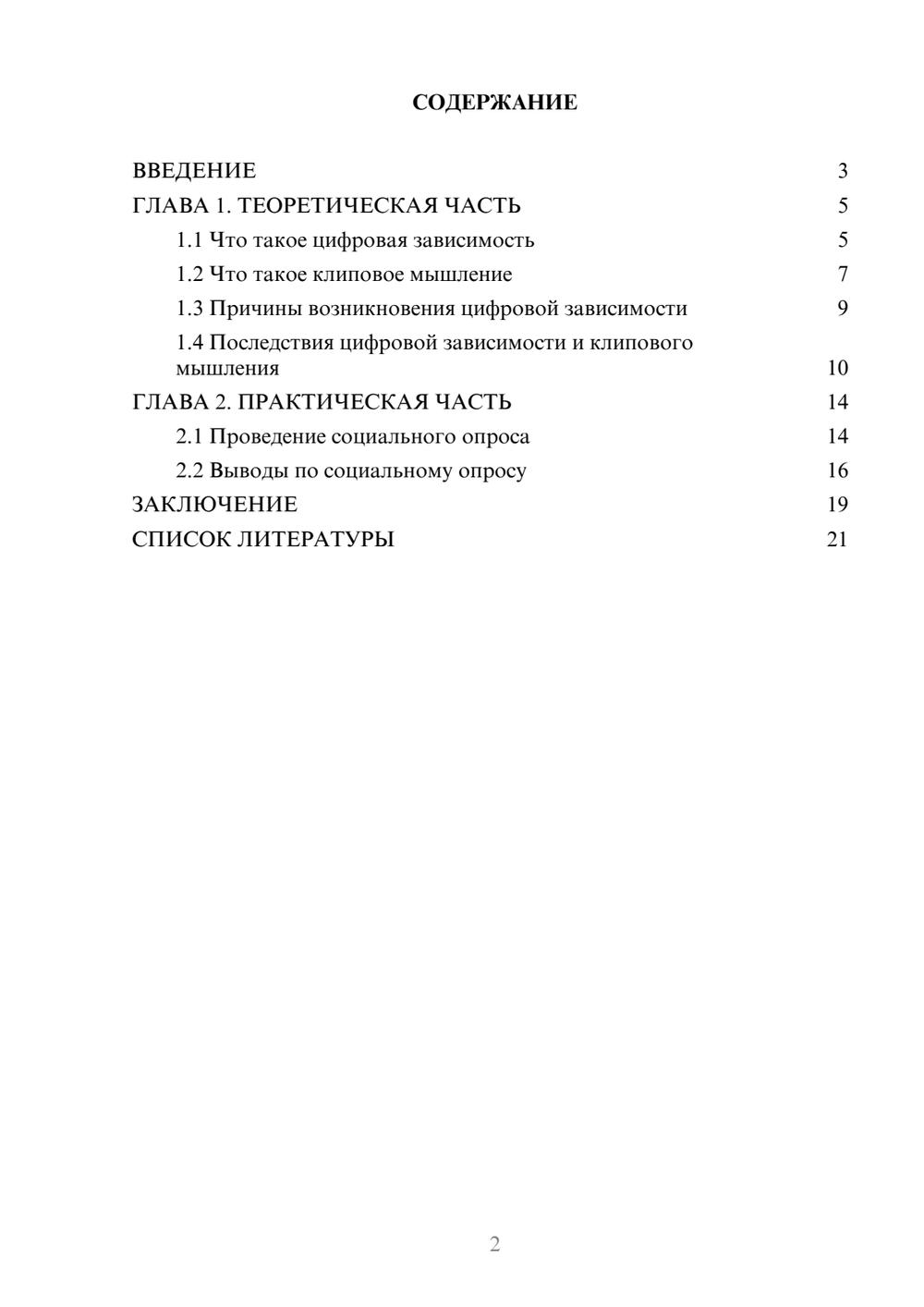 Предпросмотр проекта 2