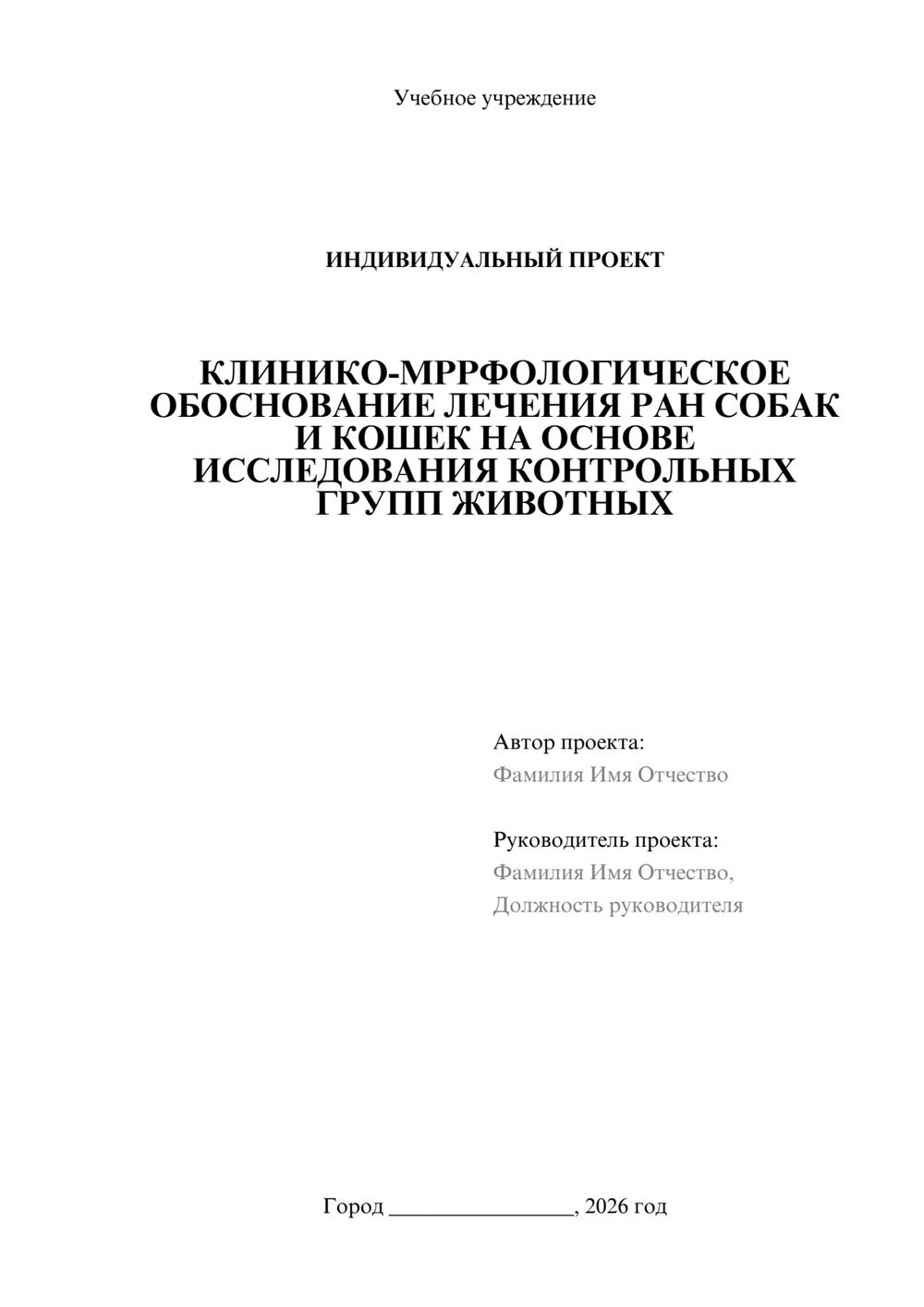 Предпросмотр проекта 1