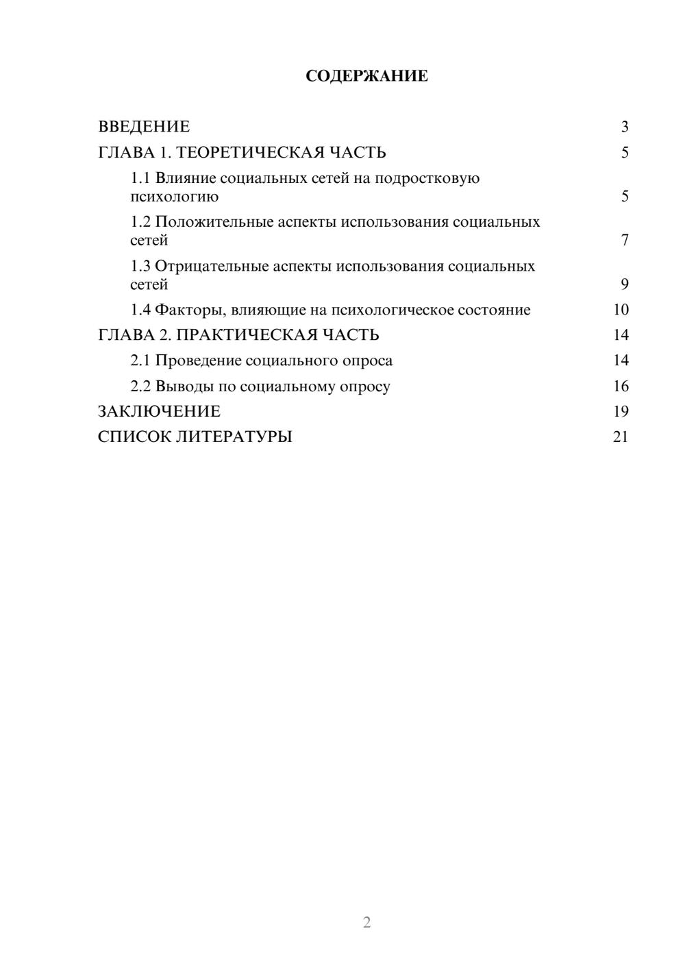 Предпросмотр проекта 2