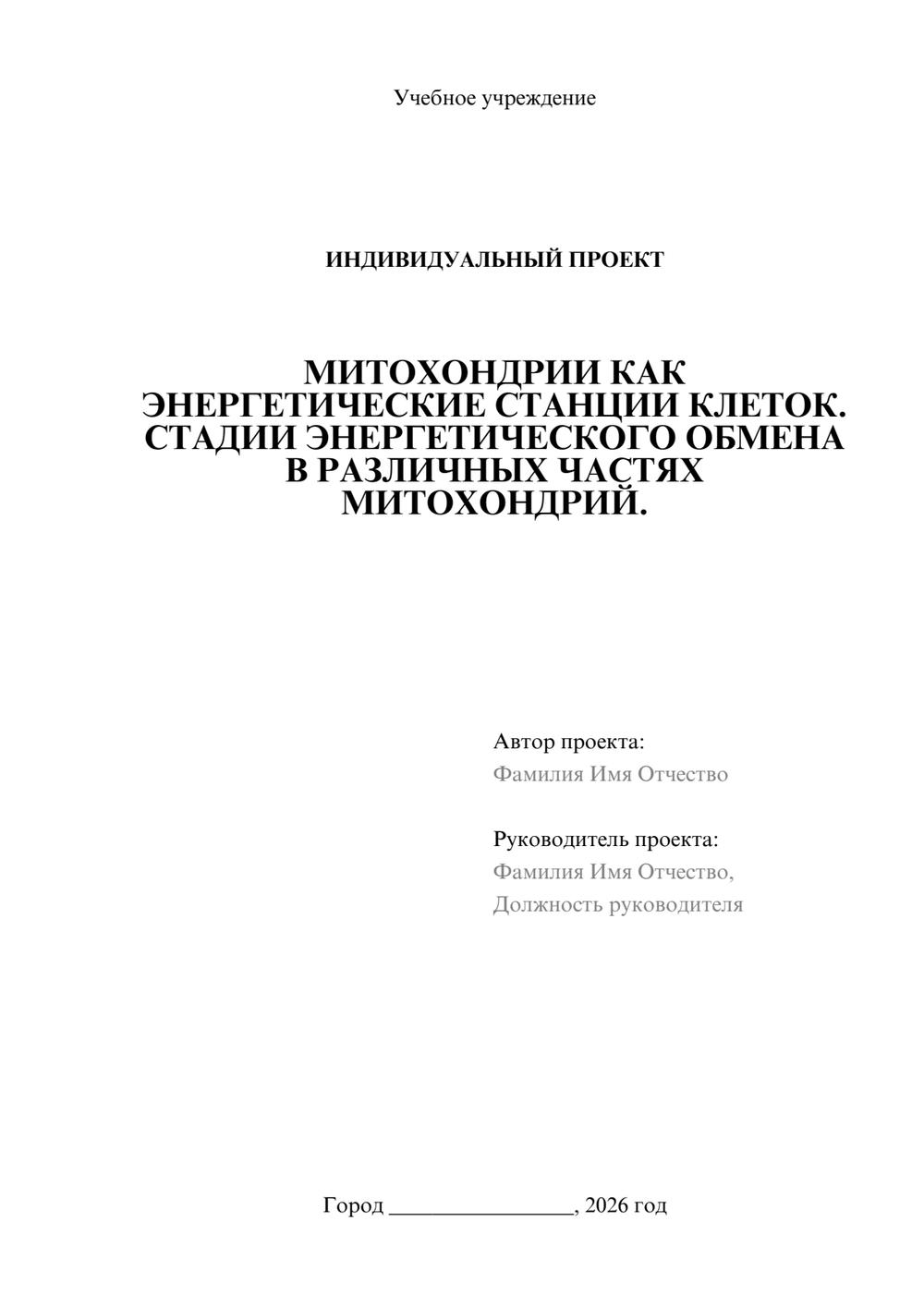 Предпросмотр проекта 1