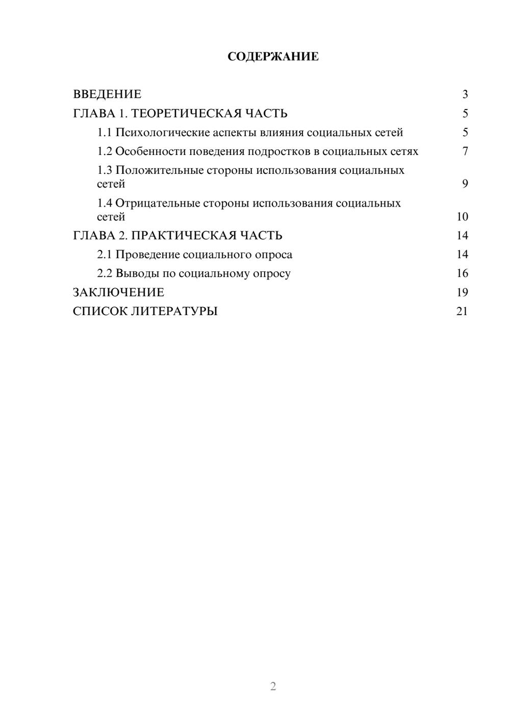 Предпросмотр проекта 2