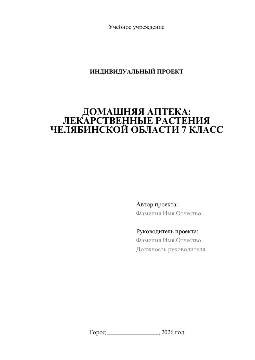 Предпросмотр проекта 1