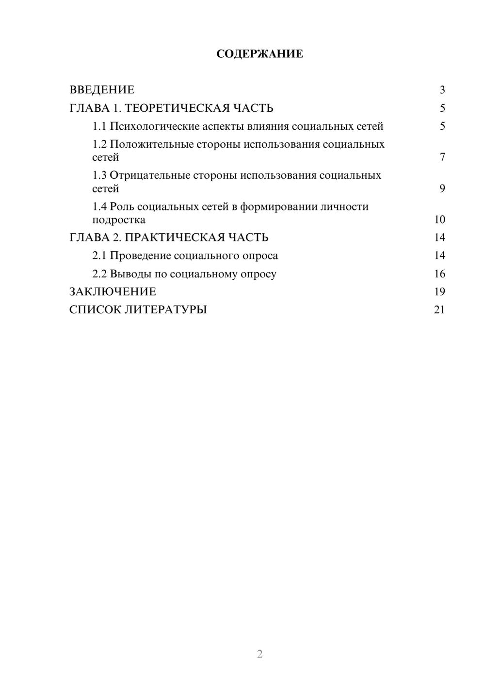 Предпросмотр проекта 2
