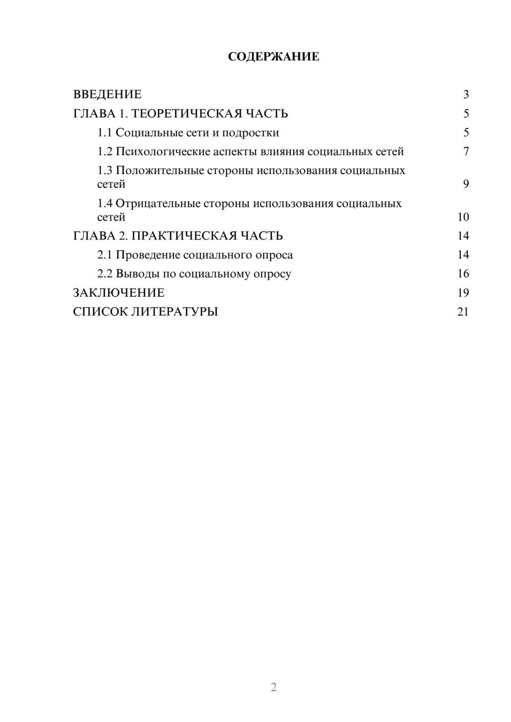 Предпросмотр проекта 2