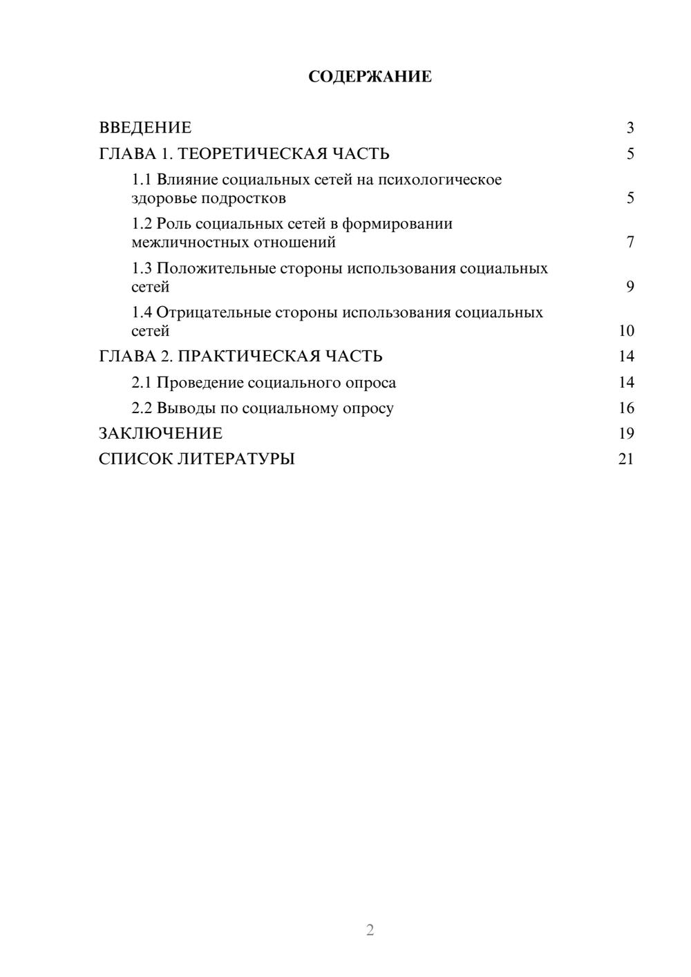 Предпросмотр проекта 2