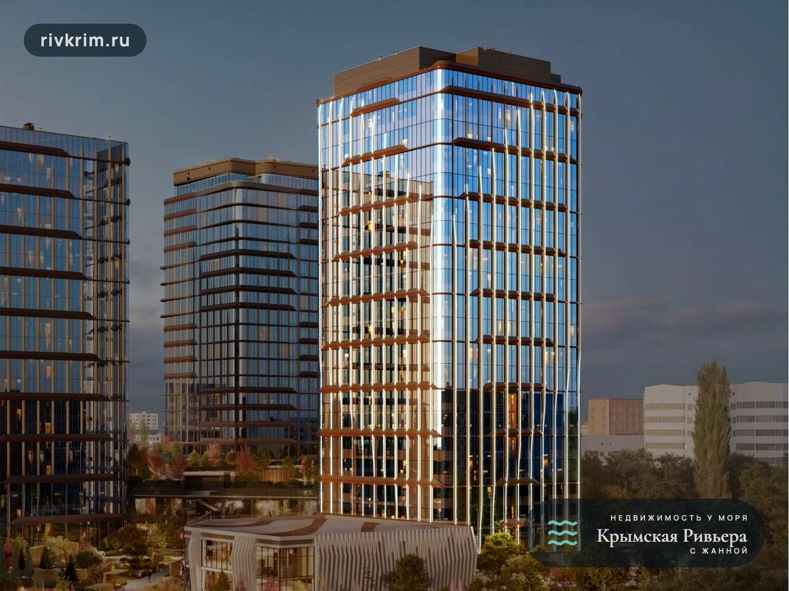 Евпатория ЖК «Западный Проспект 82» 2-комнатная квартира 59 м², 8 этаж