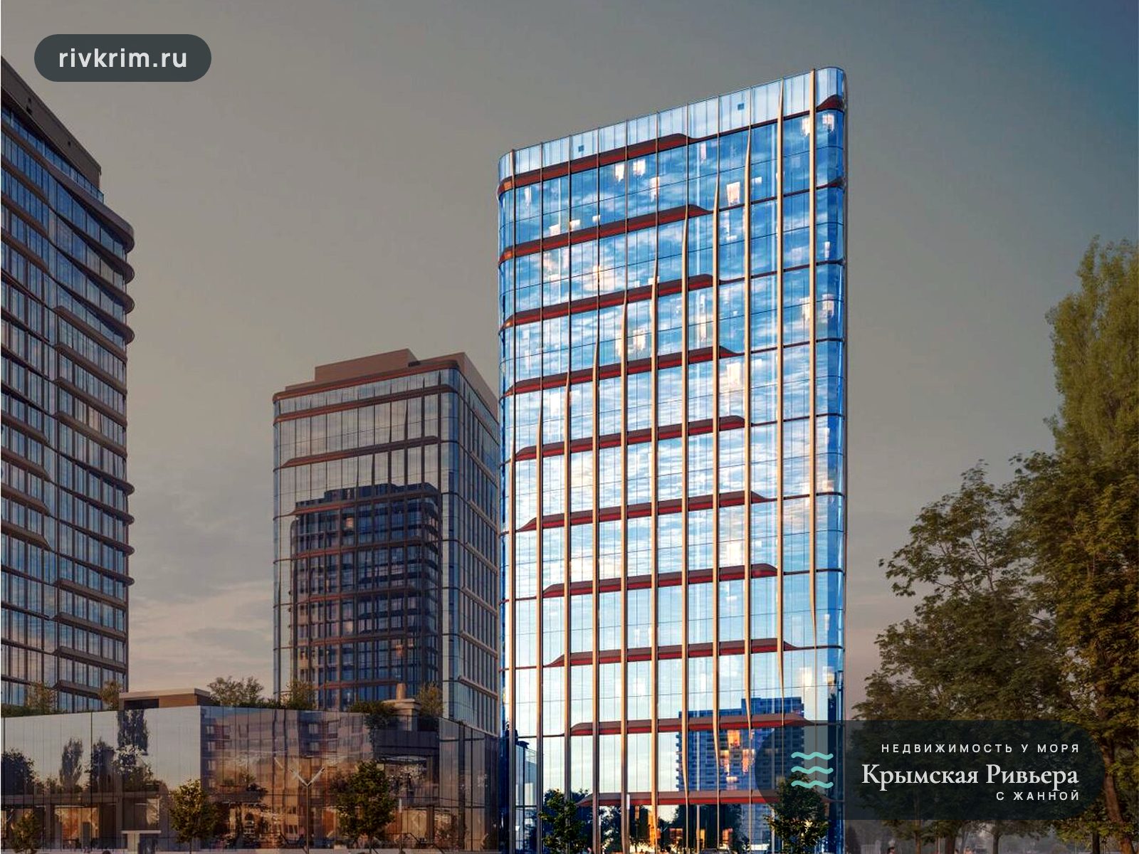 Евпатория ЖК «Западный Проспект 82» студия 28 м², 11 этаж