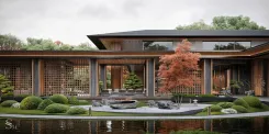 Project of a premium class cottage in Moscow by architectural bureau Studia 54 Project of a premium class cottage in Moscow by architectural bureau Studia 54