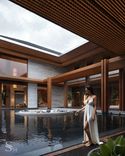 Проект элитной виллы с бассейном в Индии от Studia 54