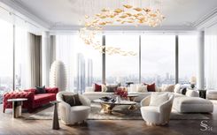 Bright interior in Badaevsky residential complex