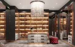 Dressing room - design, ideas, layout, tips on arrangement