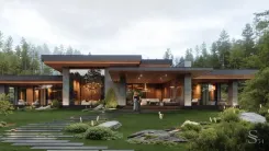  Architectural design of an elite recreation center in Agalarov Estate by Studio 54