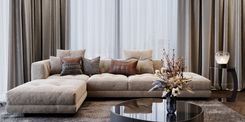 Contemporary interior of a flat in Midtown Manhattan