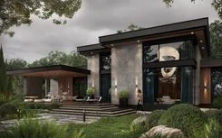 Project of luxury one-storey house with second floor by Studia 54 Project of luxury one-storey house with second floor by Studia 54