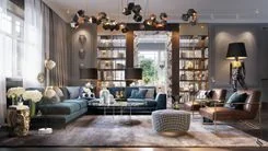 Expensive modern interior design by Studia 54 for a cottage in elite village Expensive modern interior design by Studia 54 for a cottage in elite village