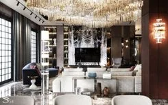 Эксклюзивный дизайн интерьера квартиры ЖК Knightsbridge Private Park от Studia 54 Эксклюзивный дизайн интерьера квартиры ЖК Knightsbridge Private Park от Studia 54