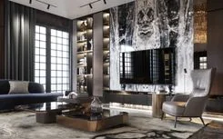Эксклюзивный дизайн интерьера квартиры ЖК Knightsbridge Private Park от Studia 54 Эксклюзивный дизайн интерьера квартиры ЖК Knightsbridge Private Park от Studia 54