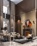 Living room interior on the first floor