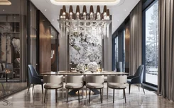 Premium turnkey interior for a mansion in Moscow by Studia 54