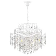 Freya Crystal Charlotte Белый Подвесной светильник E14 40W