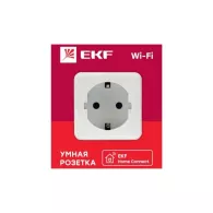Умная розетка Wi-Fi бел. EKF Сonnect