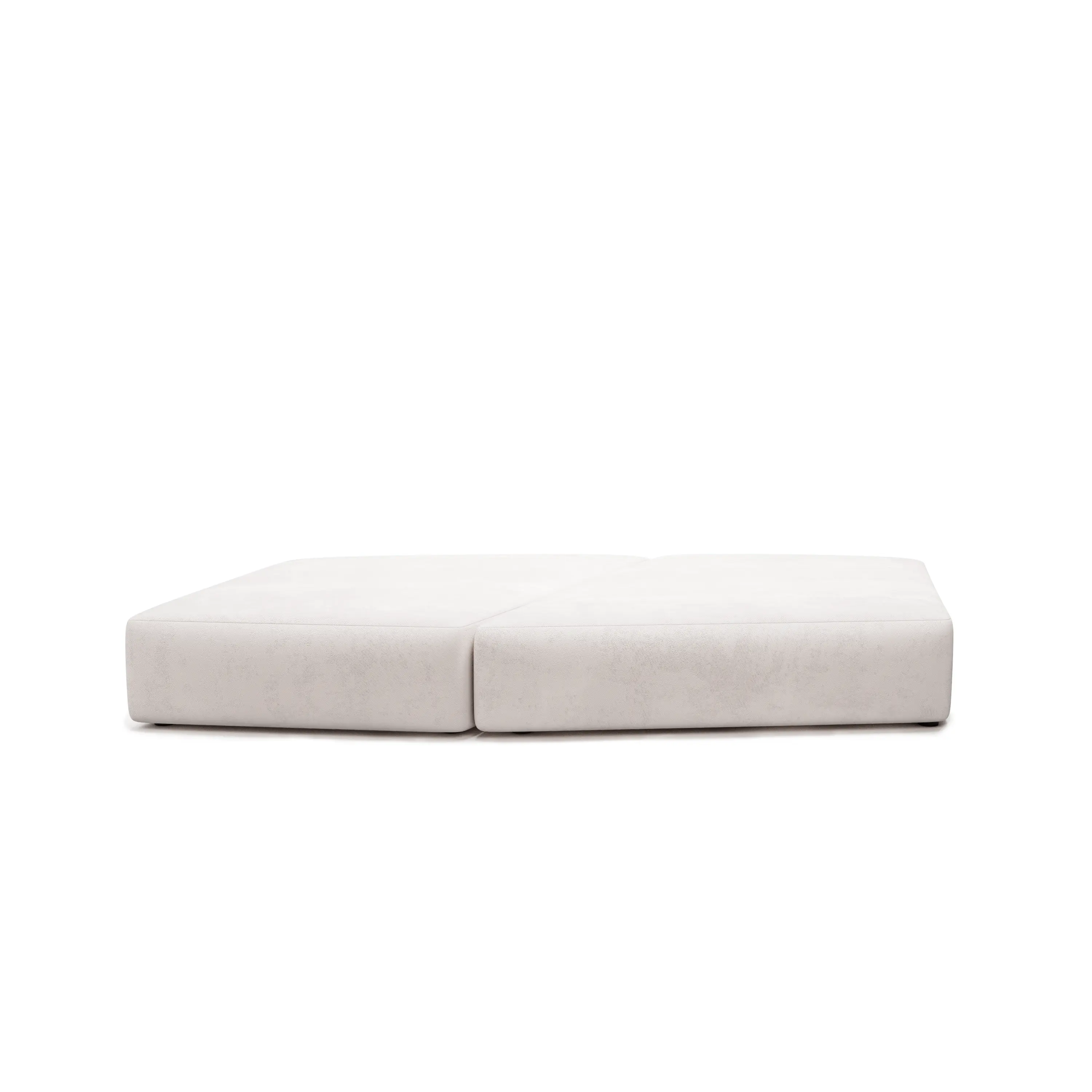 Прямой диван Andre 2 модуля белый 318х134 см.