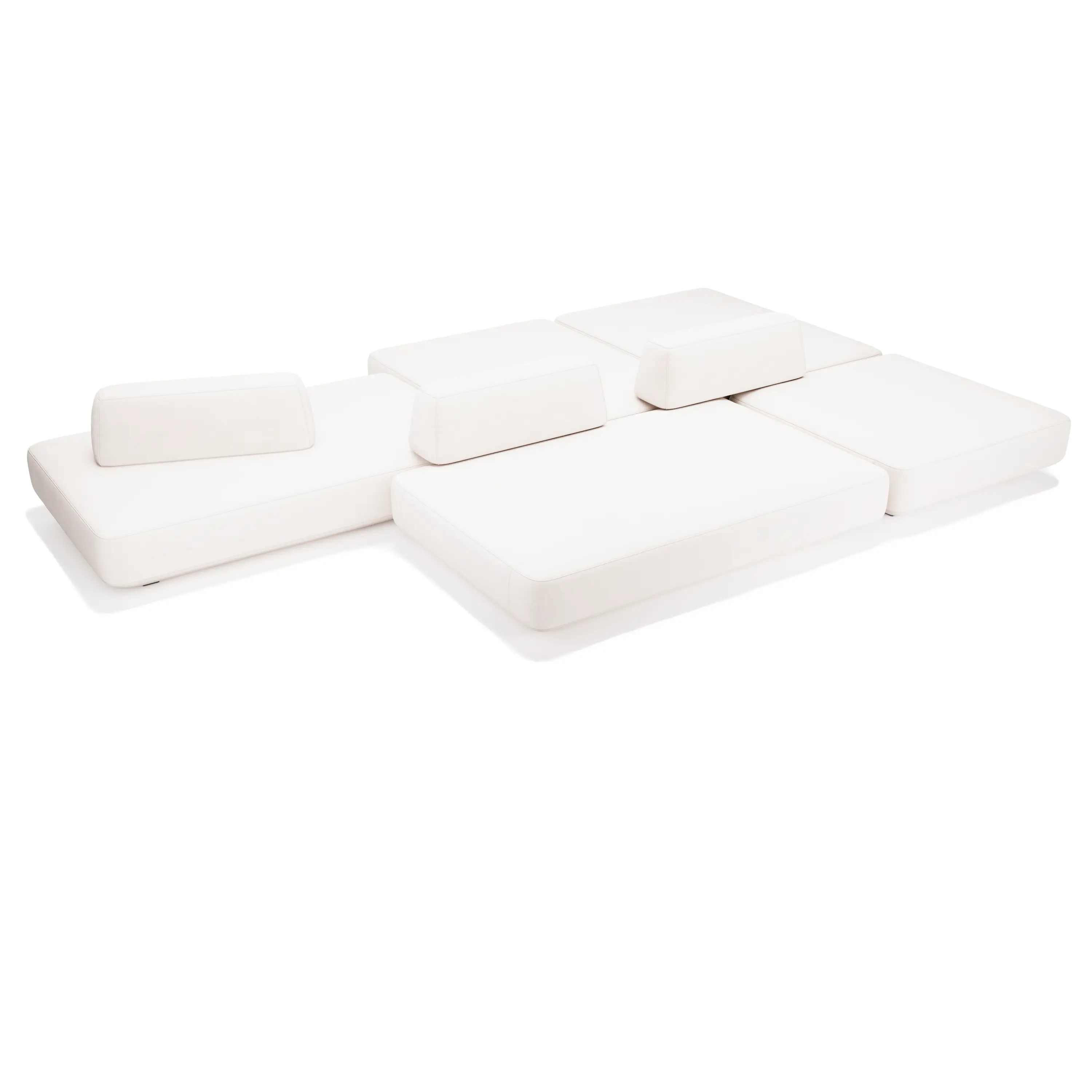 Модульный диван Avanti 5 модулей бежевый 440х200 см.