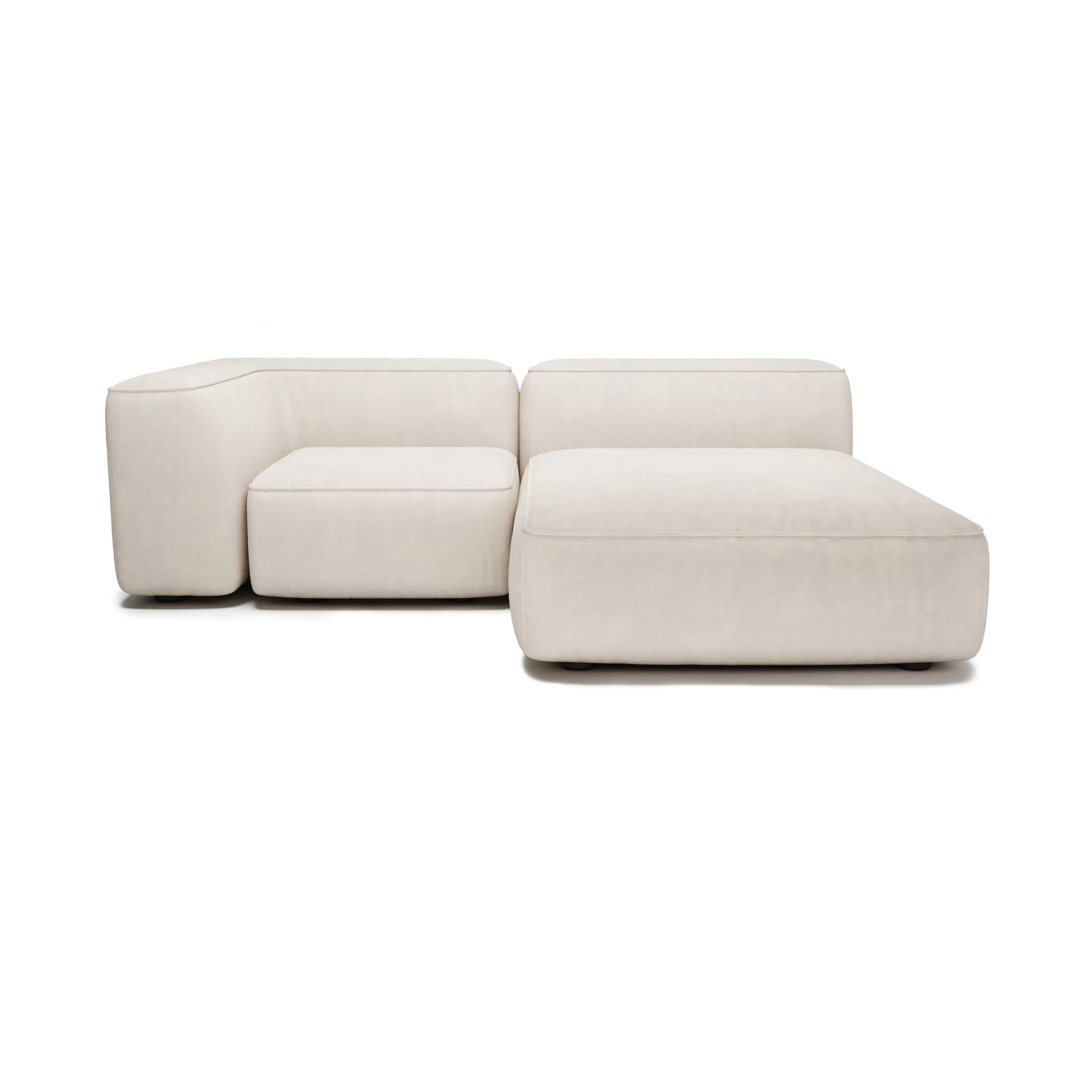 Угловой диван Smart 2 модуля белый 200x170