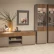Витрина (левая) Corso Como отделка шпон ореха Beveled, глянцевый бежевый лак AIT.SHC.CC.11  AIT.SHC.CC.11