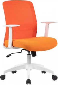 Кресло Cactus CS-WMC333-OR, обивка: сетка/ткань, цвет: оранжевый/оранжевый